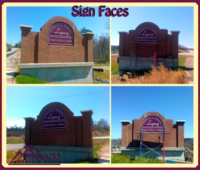 New Sign Faces For Monument Signs