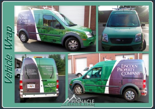 Van Wrap for Lincoln Property Management Company