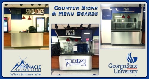 Counter Signs | Dimensional Letters | Menu Boards 