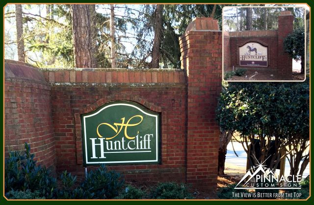 Neighborhood entrance sign cost | Custom Subdivision entrance signs