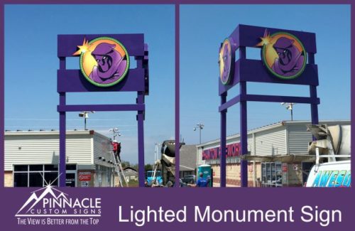 Business Expanion Allows for new Lighted Monument Sign 