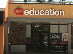 Outdoor Signage for C2 Education Boca Raton