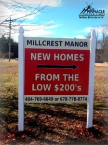 Real Estate Signs | Post & Panel Sign | Keller Williams Realty | Dacula, GA | Pinnacle Custom Signs