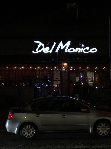 Del Monico Backlit Channel Letters