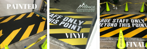 Floor Graphics for Concrete | Floor Canvases for Floors