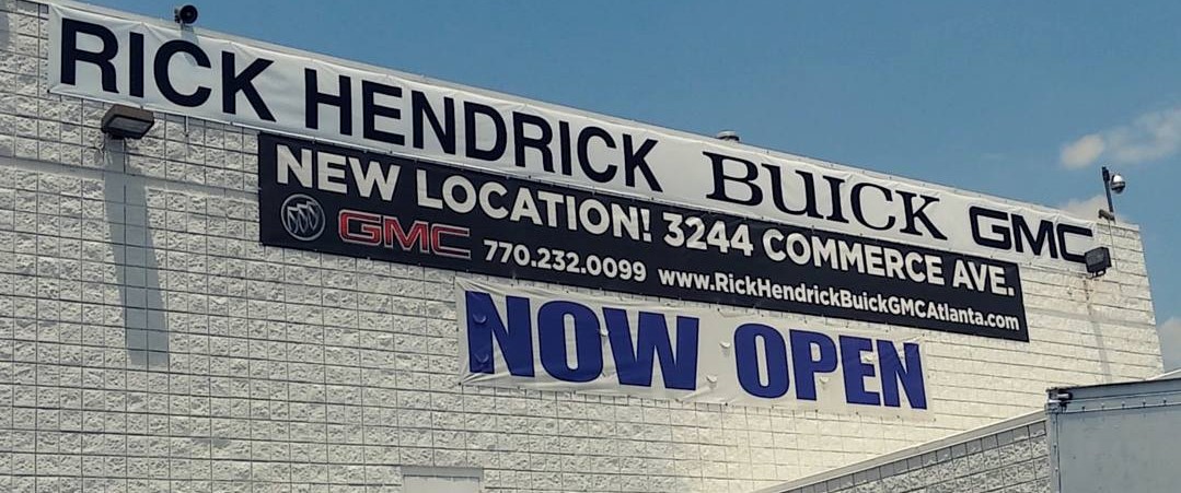 Rick Hendrick Now Open Banner
