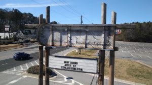 Old Sign Cabinet for WhiteWater