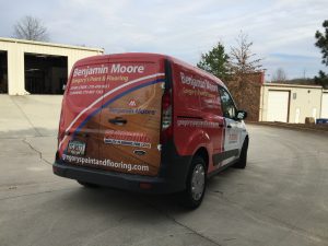 Vehicle Wrap for Benjamin Moore