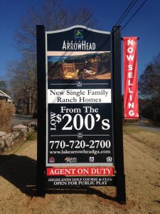 Entrance Subdivision Signage for Lake Arrowhead