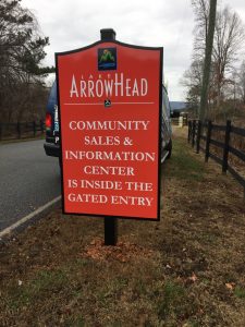 Subdivision Wayfinding Signage for Lake Arrowhead