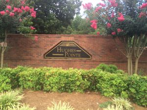 Subdivision Monument Sign for Hughes Pointe