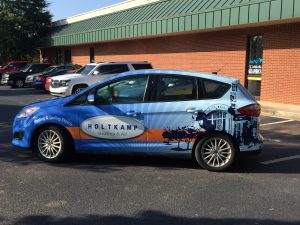 Holtkamp Heating & Air C-Max Car Wrap in Buford,GA 