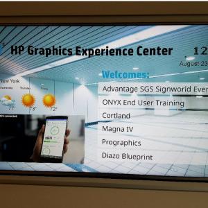 HP Graphic Experience Center | Pinnacle Custom Signs