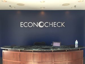 Lobby Sign for Econocheck