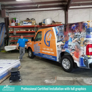 Certified Vehicle Wrap Installation | Vehicle Wraps | Pinnacle Custom Signs