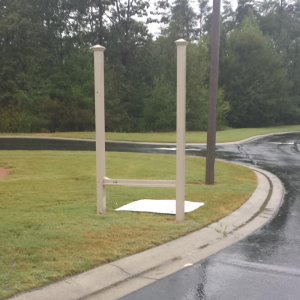 Repairable Damaged Sign Missing Panel | Pinnacle Custom Signs | Buford, GA