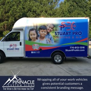 Fleet vehicle wraps are an effective means of branding your vehicles.