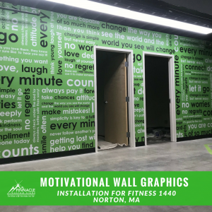 Motivational Wall Graphics for Fitness 1440 Norton, MA