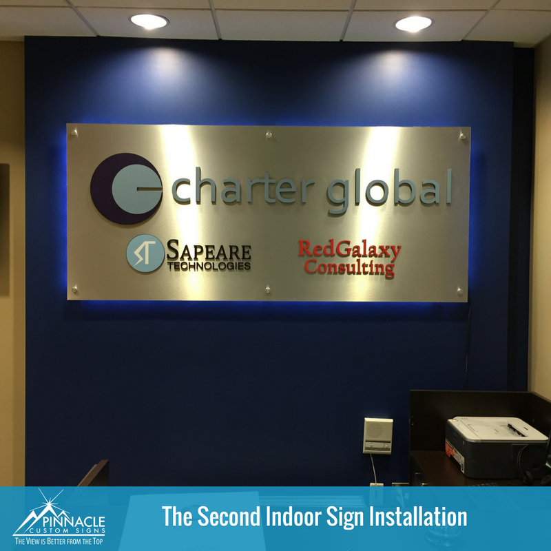 Growing with Charter Global Relocating, Updating & New Signs