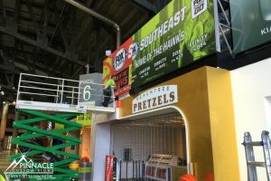 Hawk Walk Concourse Branding for 2017 Atlanta Hawks