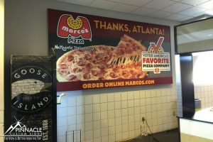 Marcos Pizza Updated Branding for 2017 Atlanta Hawks