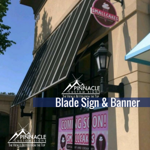 Blade Sign & Banner for Small Cakes in Snellville, GA