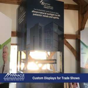 Custom Displays for Trade Show Booth Presentation | Pinnacle Custom Signs