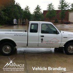 Basic Vehicle Branding for Contractor's Best Pest Solution in Buford, GA