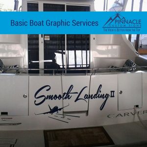 basic custom boat name graphics for Smooth Landing