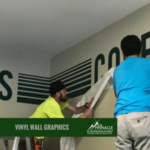 custom vinyl wall graphics for Pinnacle Bank