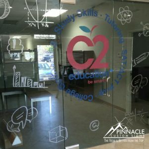 Door graphics for C2 Education