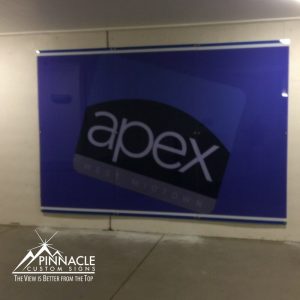 Apex apartment signs