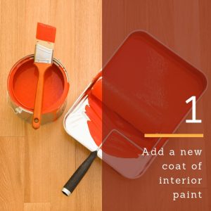 Add a new coat of interior or exterior paint