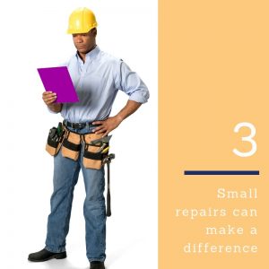 small repairs can make a difference