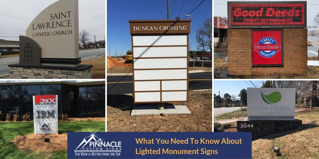 What you need to know about lighted monument signs