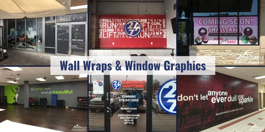 Using vinyl decals on windows and walls