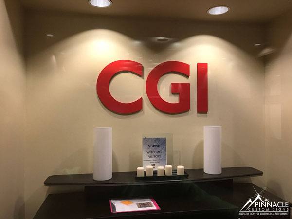 Logo sign for CGI, Inc.'s Atlanta Office