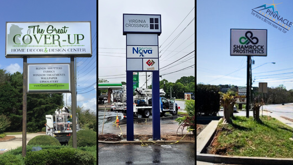 commercial signs, pylon signage, business signage solutions